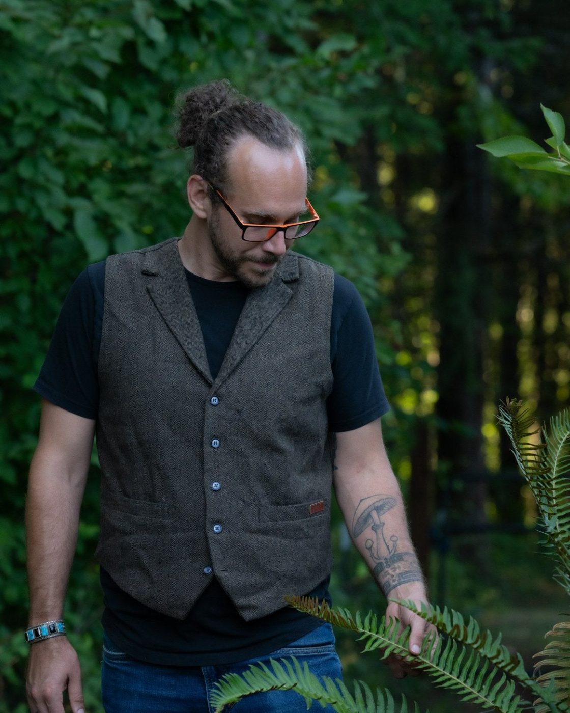 Jason Scott, founder, in the forest